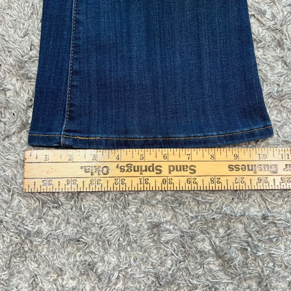 Levi's 726 High Rise Flare Jeans Dark Wash Y2K Bootcut Denim 27x32 *26.5x31.5 - Picture 11 of 14